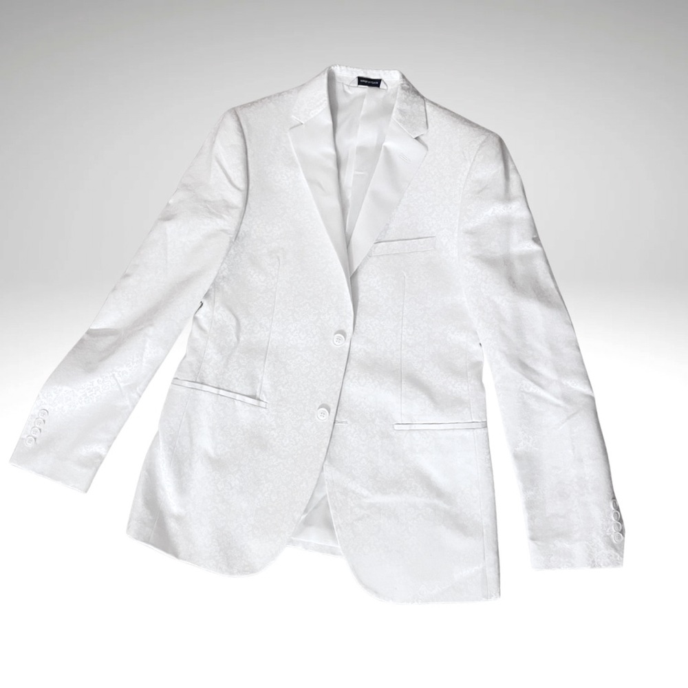Elegant White Men's Tuxedo